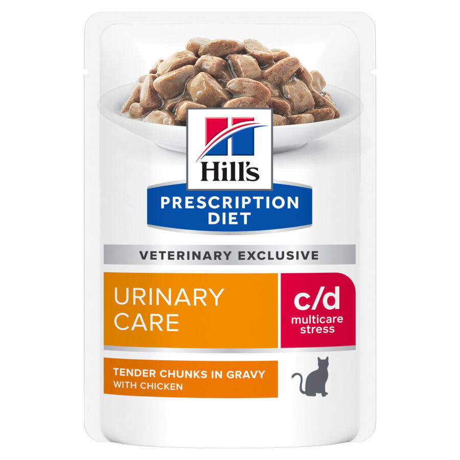 12 sobres x 85 g Hill's Prescription Diet Urinary Care c/d sobre para gatos, , large Imagen numero 2
